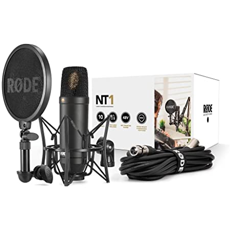 Rode NT1 Kit Condenser Microphone with SM6 Shock Mount & Pop Filter